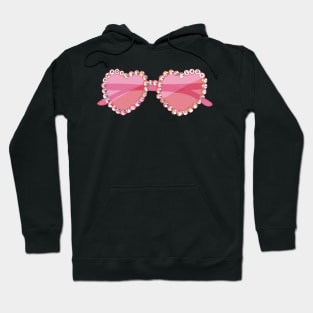 Pink Sunglasses Shady Lady Hoodie